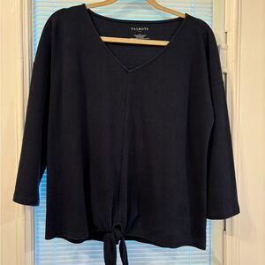Talbots Navy Top